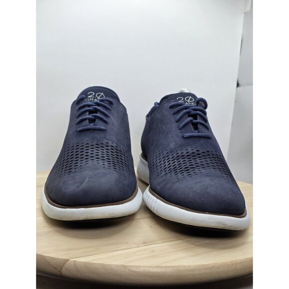 Cole Haan Mens Original Grand Stitchlite Wingtip Oxfords Bluet C207902 Size 9.5 - Picture 2 of 11